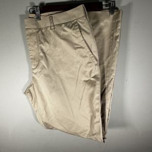 Bonobos Pants Men's 35x32 Wednesday Flat Front‎ Straight Leg Khaki Beige Casual